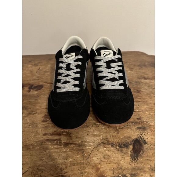 Vans Super Lowpro Black + Silver Sneakers Size 10.5 NIB NEW - Picture 2 of 10